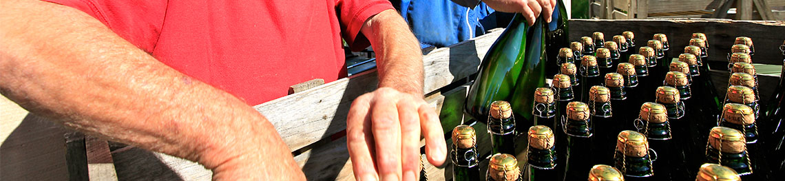 Mise en bouteille du Poiré Domfront